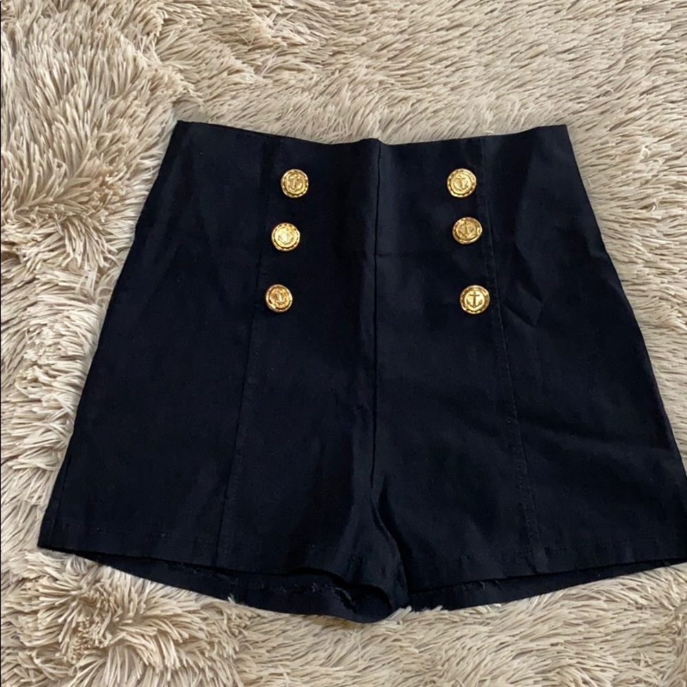 High waisted shorts
